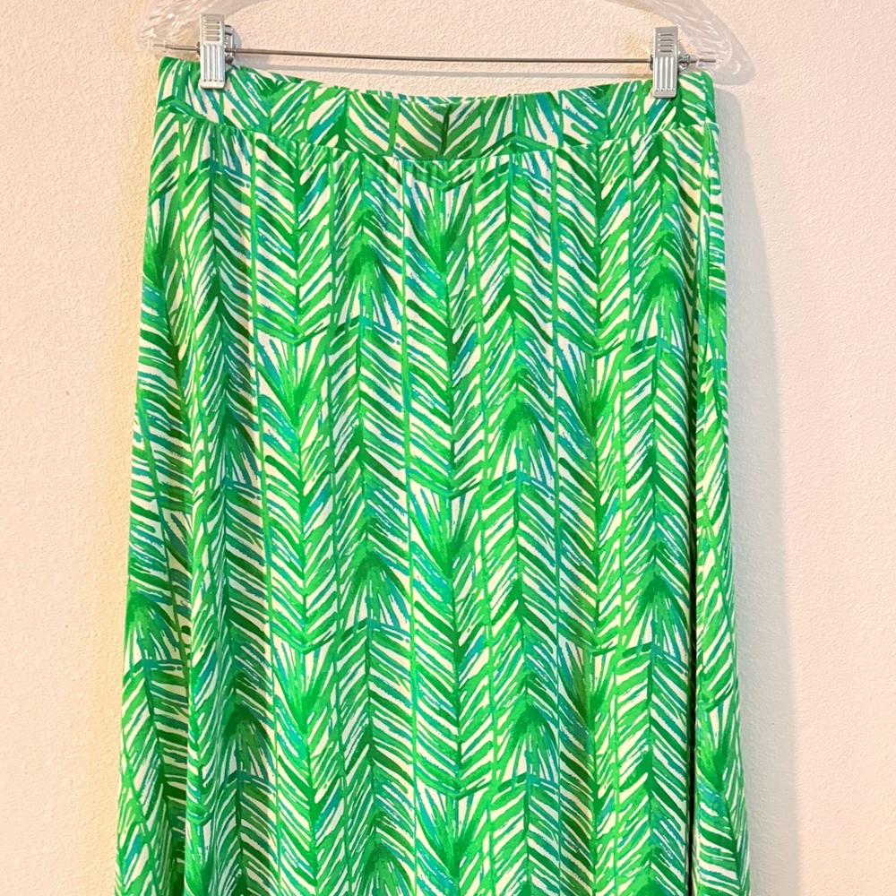 Lilly Pulitzer Ruari Skirt Green Costa Verde size L - Picture 4 of 12